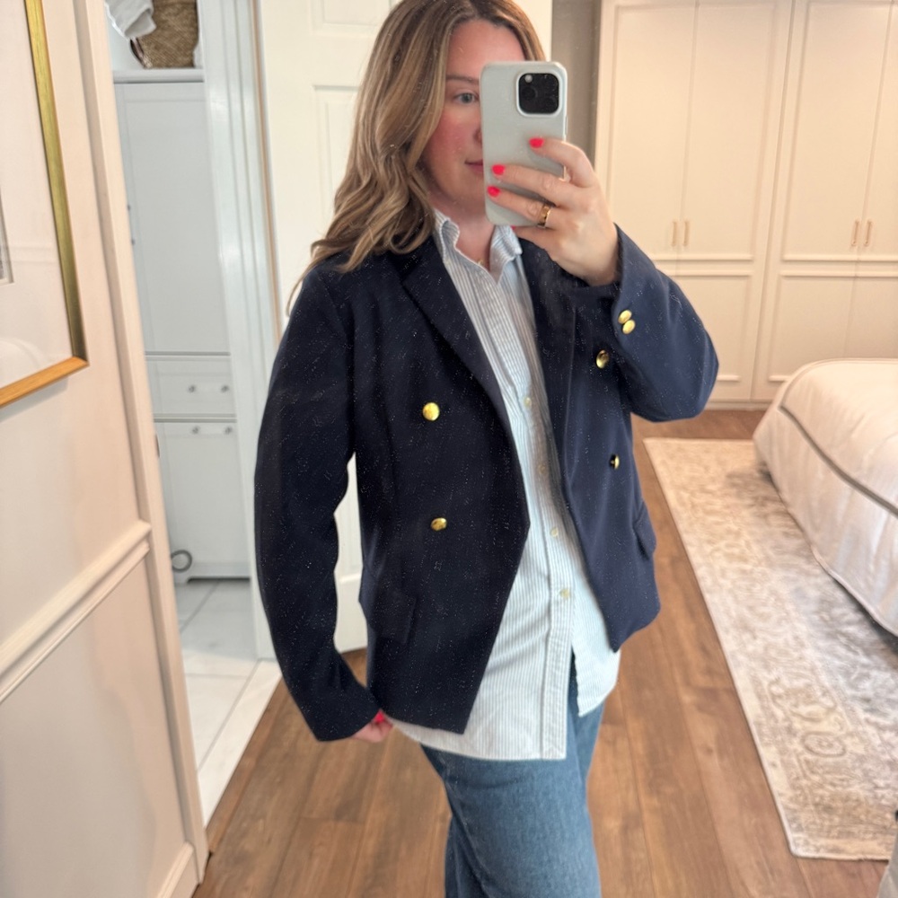 Spartina 449 Suit Jacket Navy Workwear